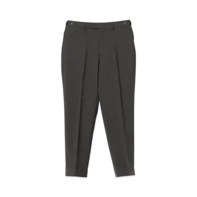 BEAMS IVY Trousers AnkleCut Combat Wool Tropical "MidGray"