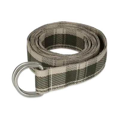 SPLR NOT NATURAL Jacquard Check Long Belt "Beige"
