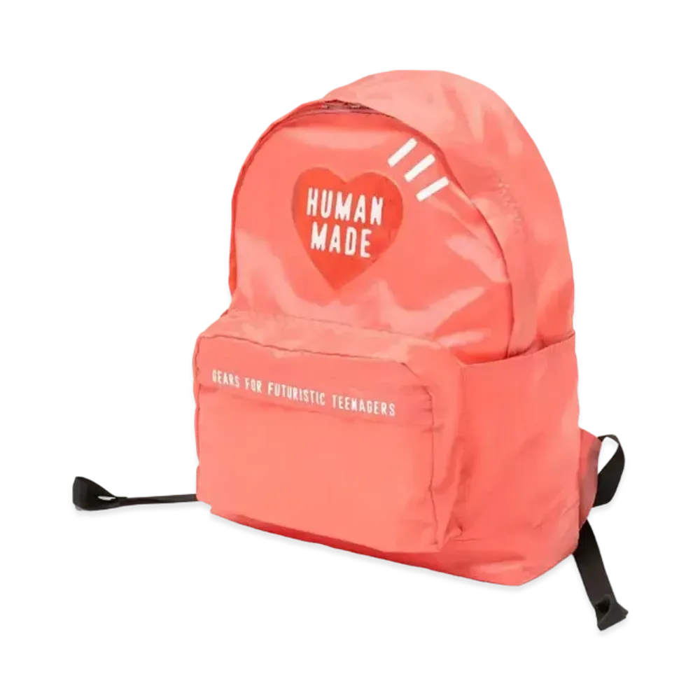 HUMAN MADE NYLON RIPSTOP HEART BACKPACK "Pink"