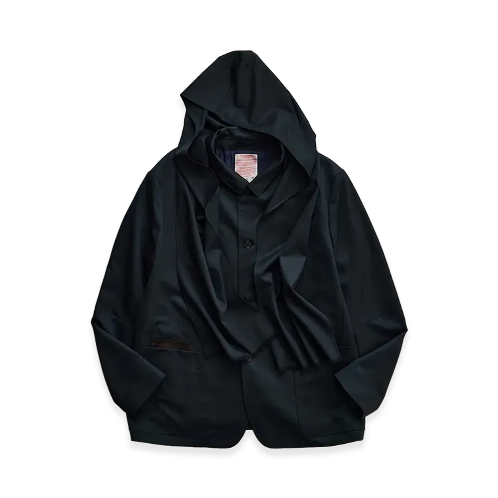 NICENESS Tartt S140's Worsted Gabardine Tartt Jacket "Dark Green"