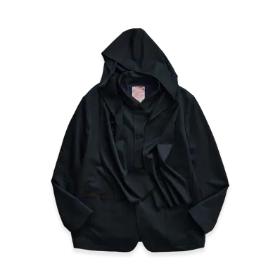 NICENESS Tartt S140's Worsted Gabardine Tartt Jacket "Dark Green"