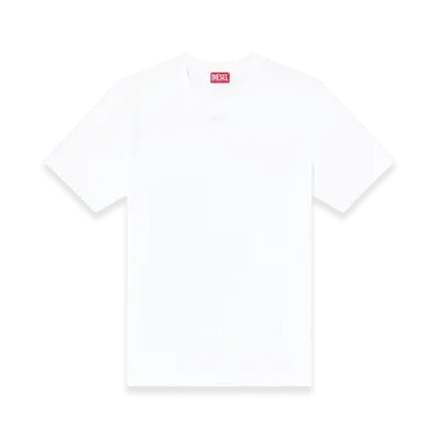 Diesel T-Adjust-Marey T-Shirt With Cut-Out Oval D "White"