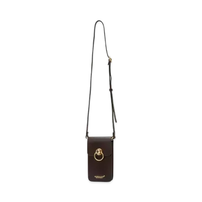 UNDERCOVER Cowhide Leather Mobile Bag "Brown"