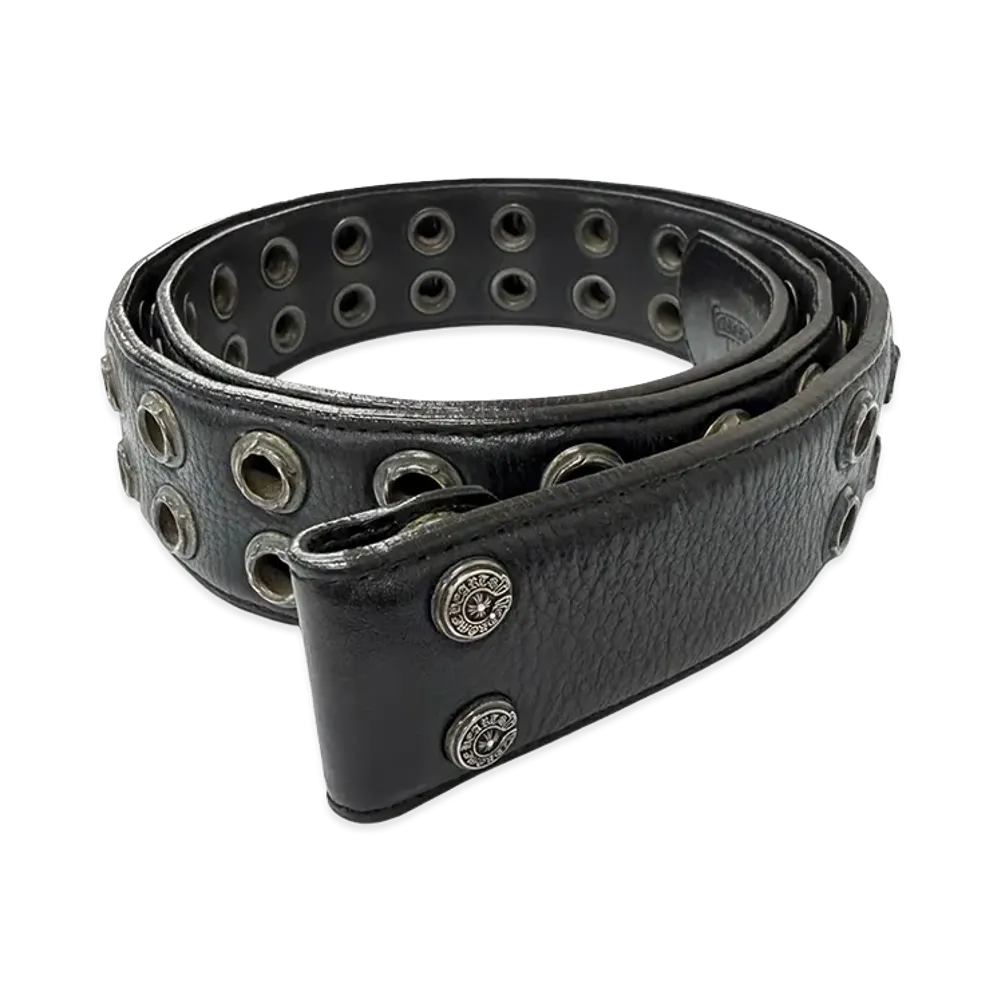 Chrome Hearts Strap Double Grommet "Black"