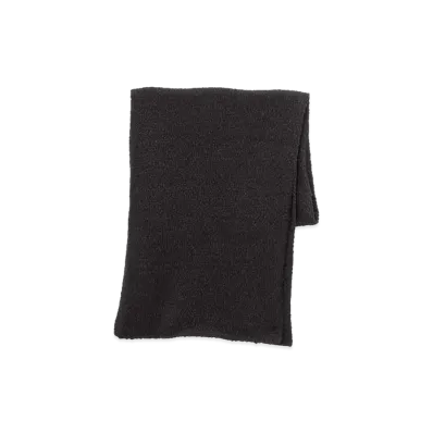 Graphpaper Cotton Wool Slub Scarf "Black"