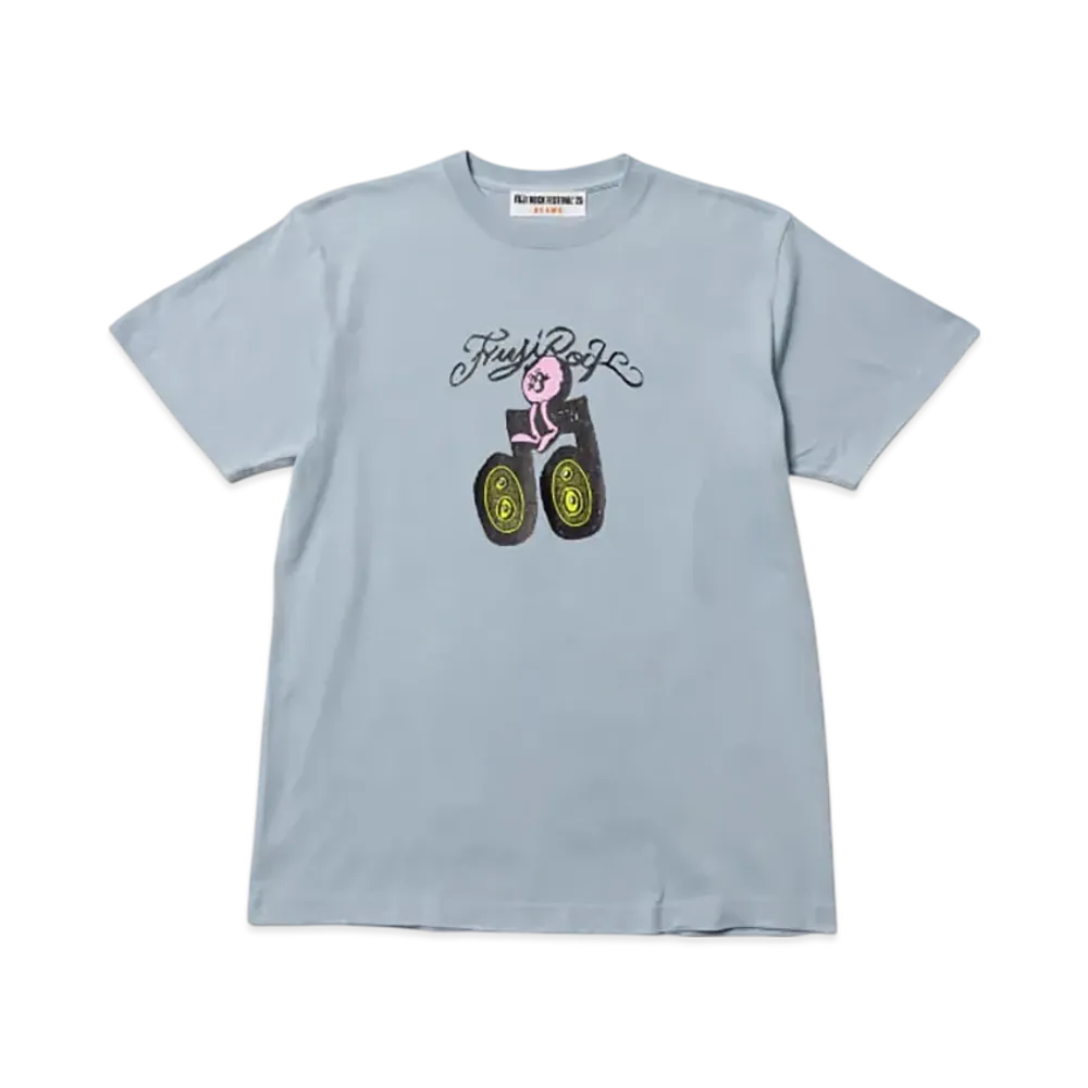BEAMS FUJI ROCK FESTIVAL'25 ALMOST FREE SERVICE Seeing Sounds T-Shirt "LightBlue"