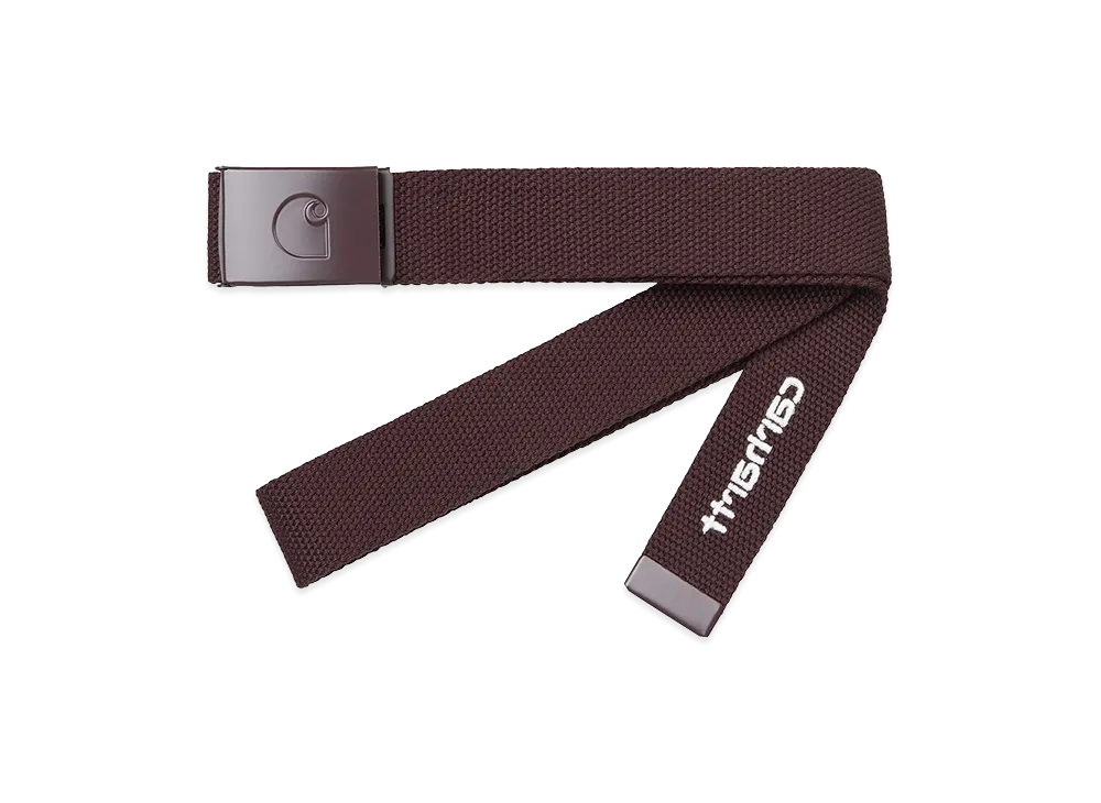 Carhartt WIP C-Logo Belt Tonal "Palisander/White"