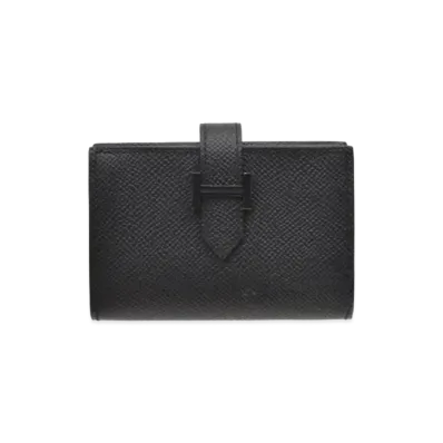 Hermes Bearn Mini Veau Epsom "Monochrome So Black"