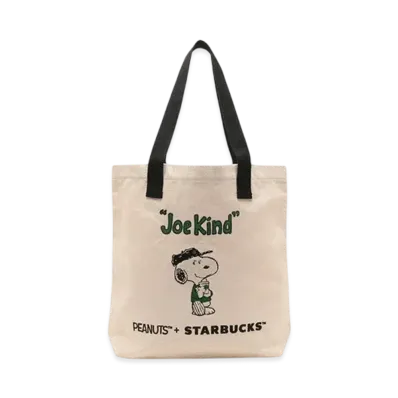 STARBUCKS x PEANUTS Tote Bag "White"