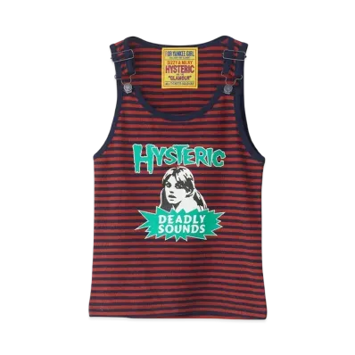 HYSTERIC GLAMOUR Deadly Sounds Tank Top "Red"