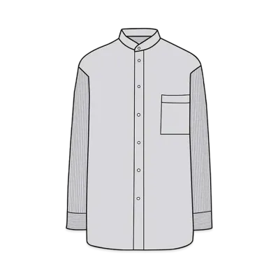 UNIQLO +J Supima Cotton Over Size Stand Color Shirt 447748 "Grey"