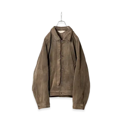 ANCELLM Aging Corduroy Jacket "Brown"