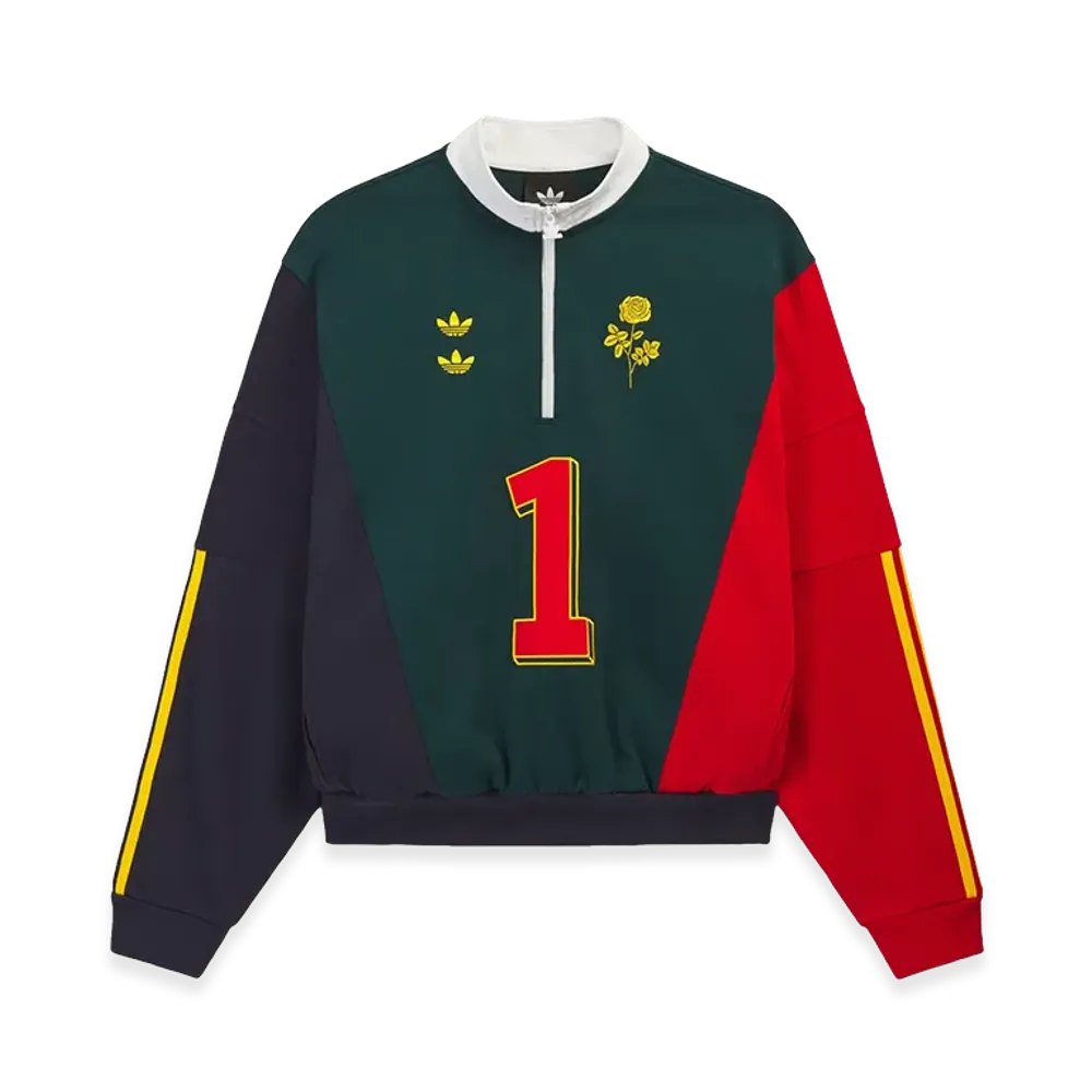 adidas x Willy Chavarria Watsonville Quarter-Zip "Aurora Ivy"