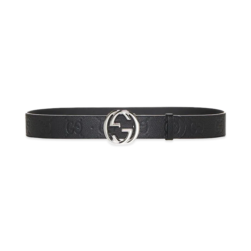 GUCCI 'Incrocio GG' Belt "Black"