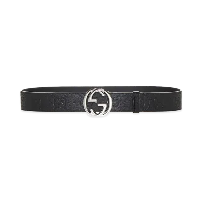 GUCCI 'Incrocio GG' Belt "Black"