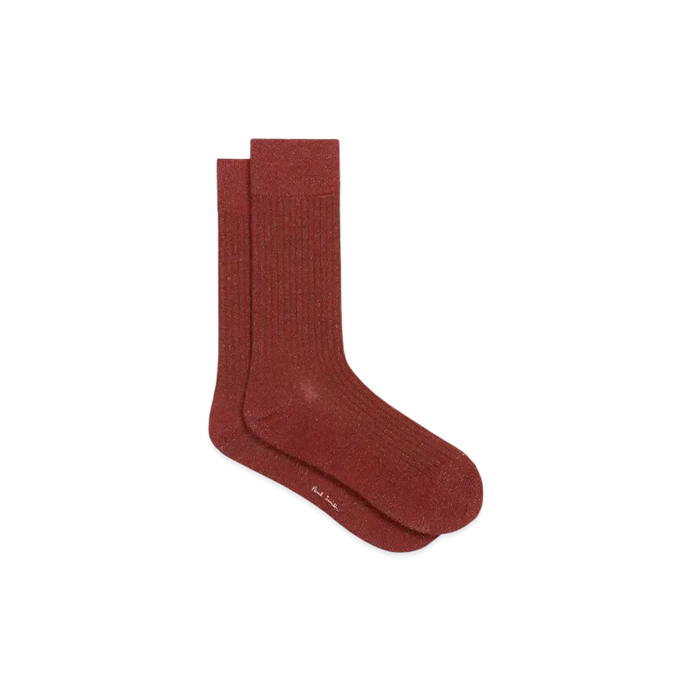 Paul Smith Lame Socks "MandolinOrange"