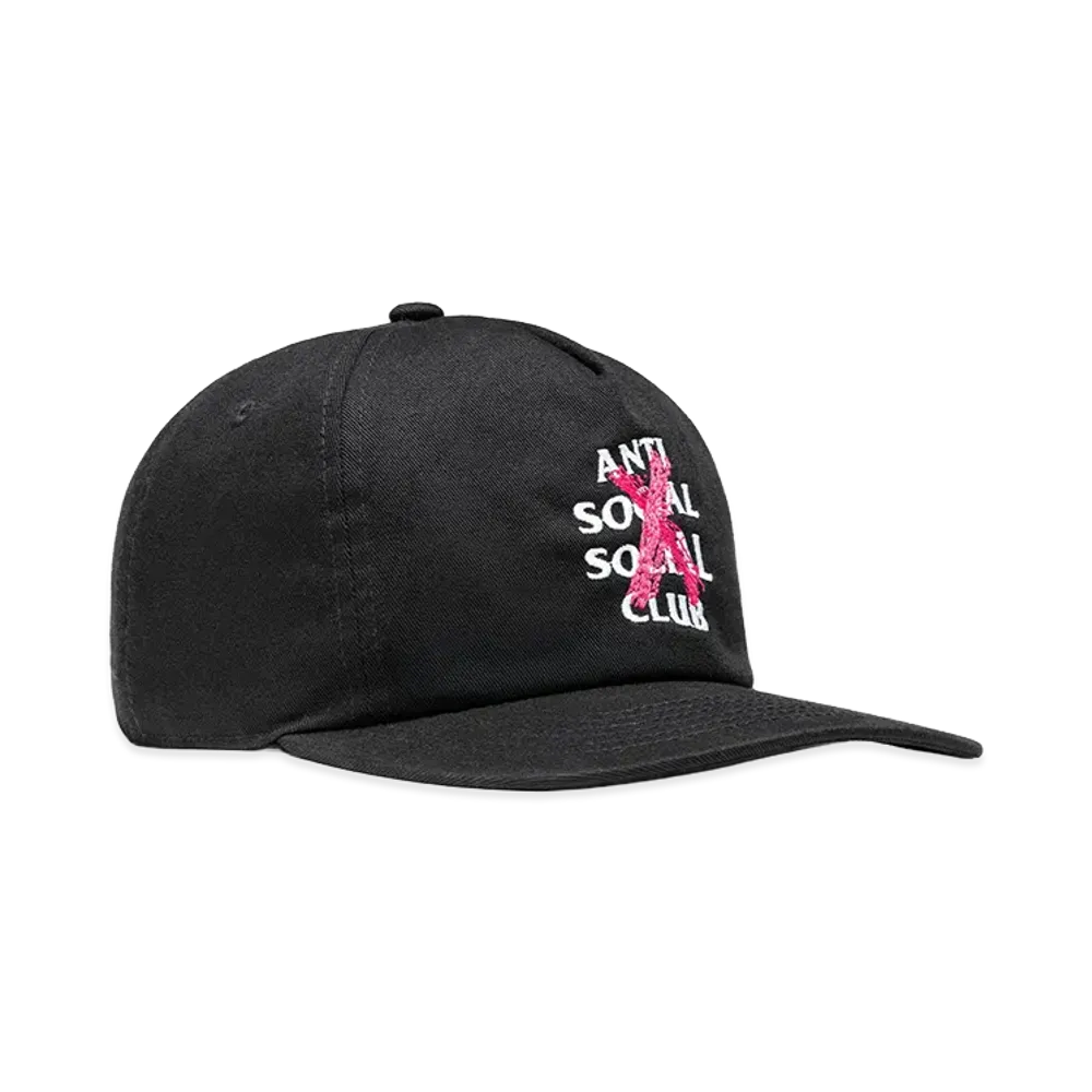 ANTI SOCIAL SOCIAL CLUB Cancelled Paint Snap Back "Black"