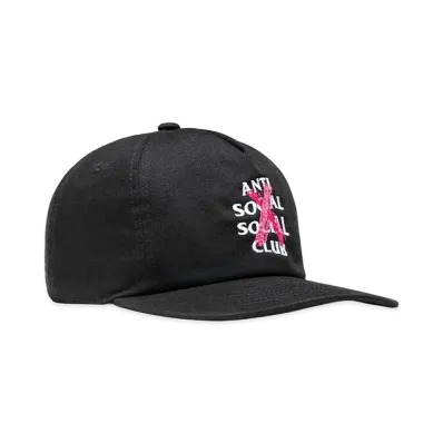 ANTI SOCIAL SOCIAL CLUB Cancelled Paint Snap Back "Black"
