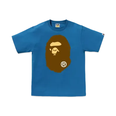 A BATHING APE Big Ape Head Tee "Blue"