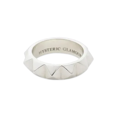 HYSTERIC GLAMOUR Studded Ring Sizes 16-20 "Silver"