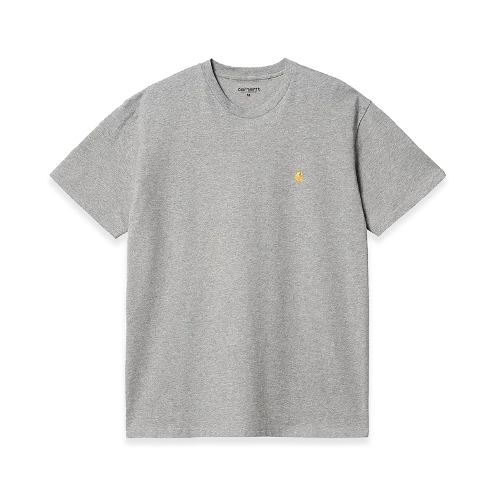 Carhartt WIP S/S Chase T-Shirt "Grey Heather/Gold"