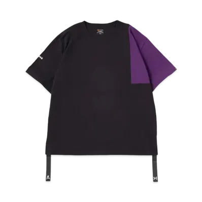 mastermind JAPAN x C2H4 Made By Alpha Industries Tee "Black Purple"