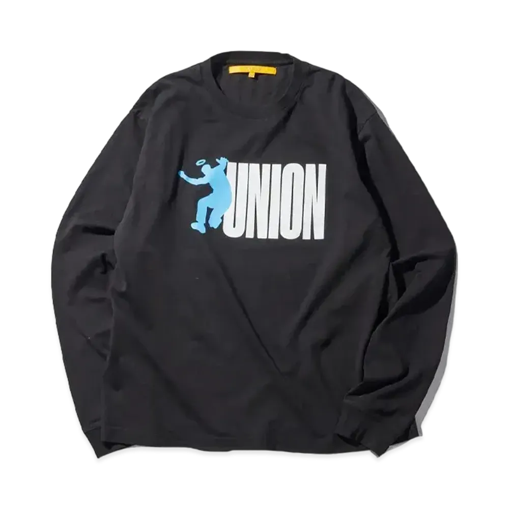 UNION Frontin L/S Reactive Dye Tee "Black"