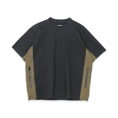 sacai Cotton Jersey T-Shirt "Navy"