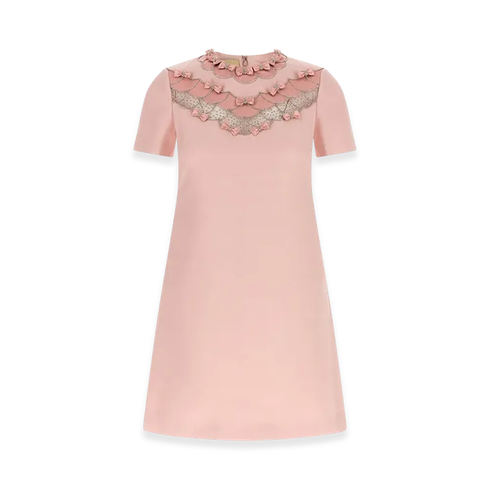 Valentino Garavani Women's Bow Dress "Pink"