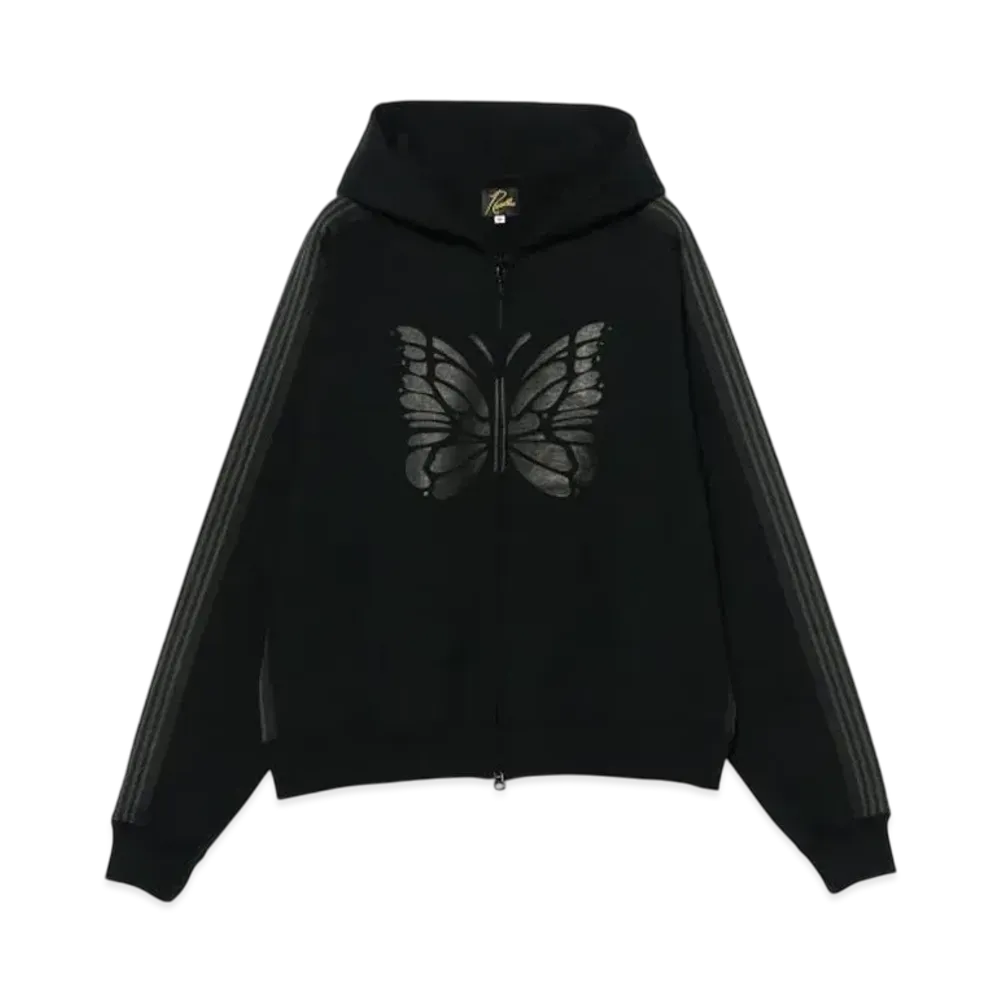 BEAMS x NEEDLES Sweat Zip Track Hoodie "Black"