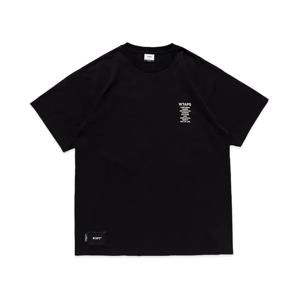 WTAPS Ingredients / Spec / SS / Cotton "Black"