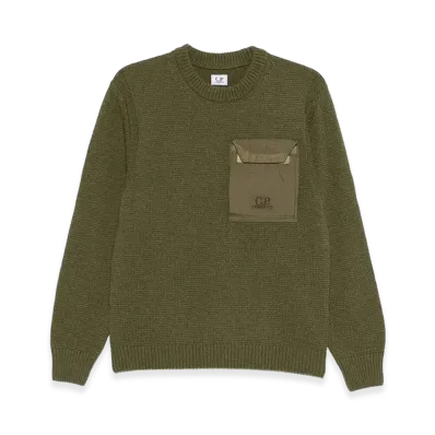 C.P. Company Wool Crew Neck "Green"