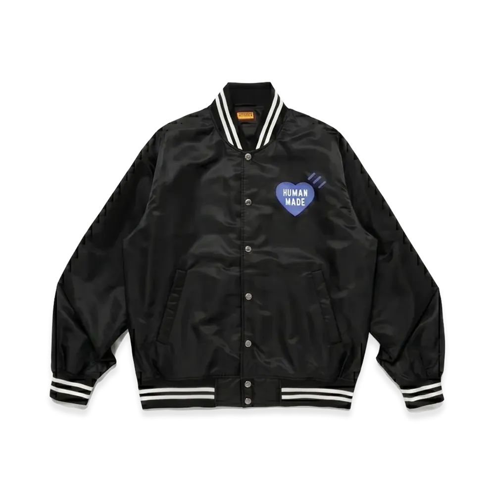HUMAN MADE Nylon Stadium Jacket Jamsil "Black"