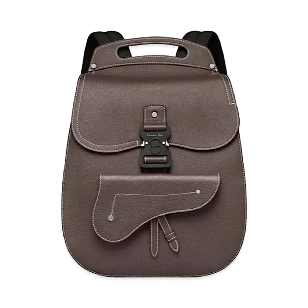 Dior Gallop Backpack Grained Calfskin "Ebony"