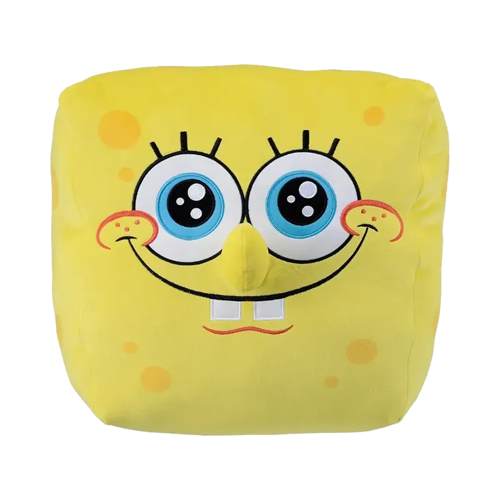 BANDAI "Ichiban Kuji" -SpongeBob ~Welcome to Bikini Bottom!~- Last One Prize SpongeBob Mochi Face Cushion