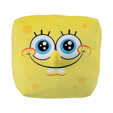 BANDAI "Ichiban Kuji" -SpongeBob ~Welcome to Bikini Bottom!~- Last One Prize SpongeBob Mochi Face Cushion