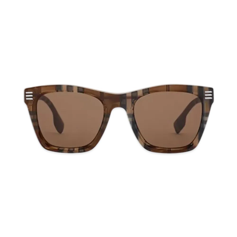 Burberry Check Square Sunglasses "Birch Brown"