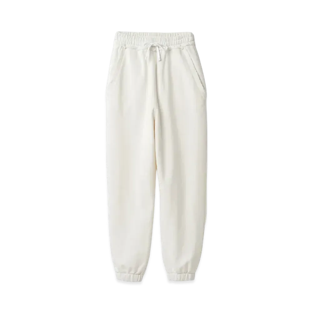 MIU MIU Women's Embroidered Cotton Pants "White"