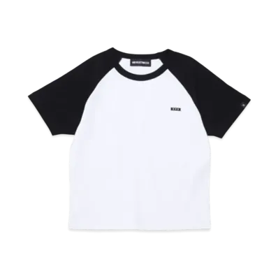 GOD SELECTION XXX Women's Raglan Sleeve T-Shirt GXL-S24-CS-06 "White"