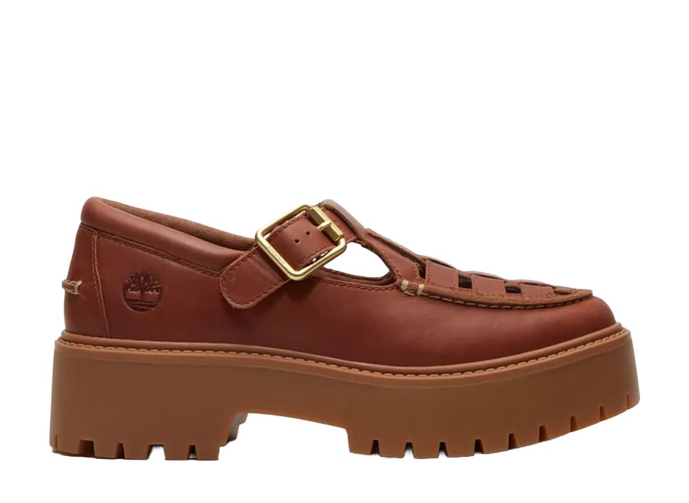 ティンバーランド ウィメンズ ストーン ストリート プラットフォーム バックルシューズ "ラスト"