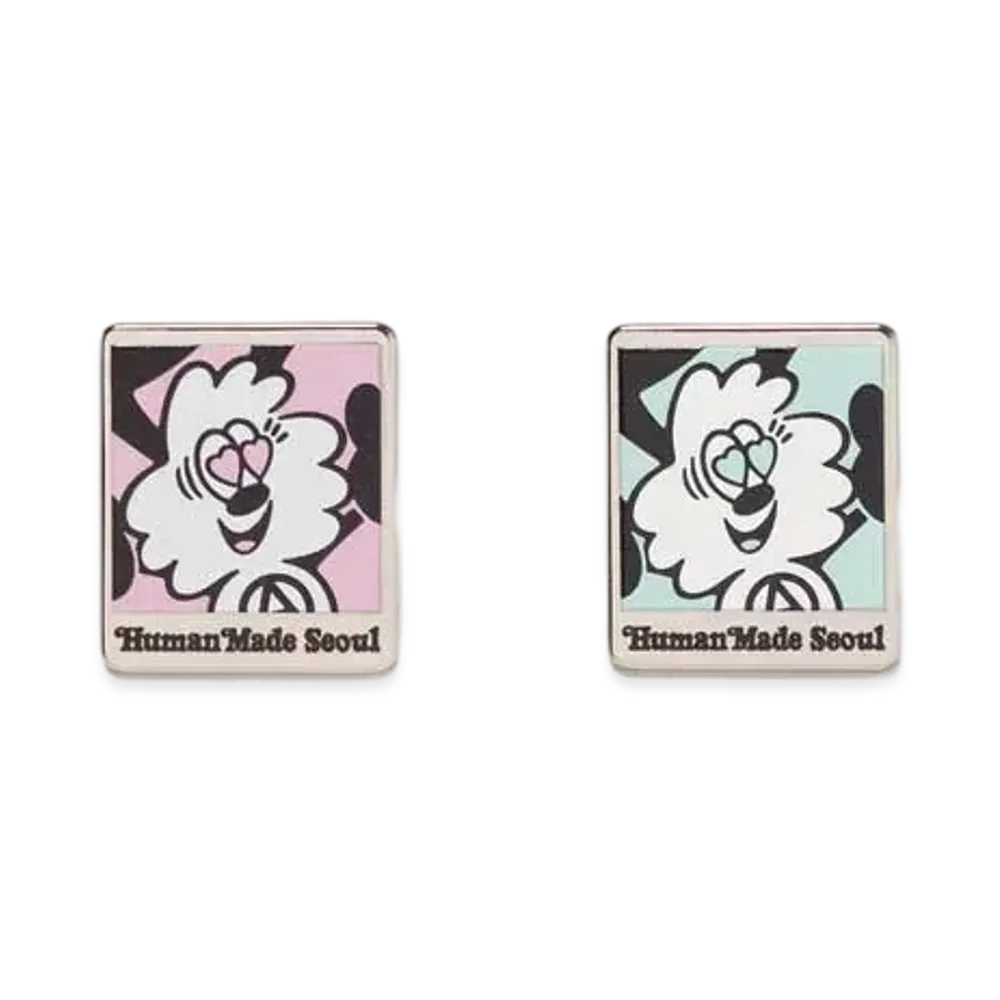 HUMAN MADE x VERDY Pin 2P Set Seoul Exclusive "Multi"