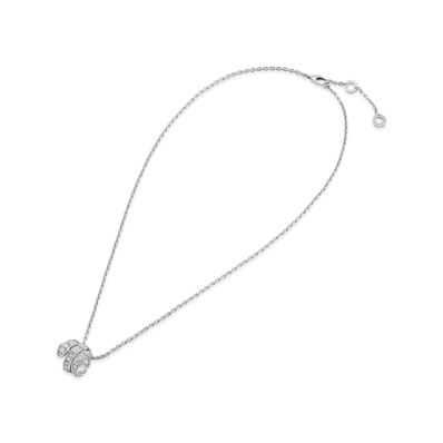 BVLGARI Serpenti Viper Necklace Diamond "White Gold"
