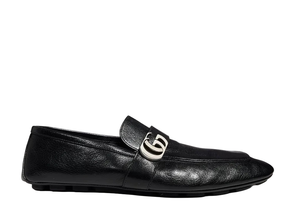 GUCCI Driving Shoes with Double G "Black"