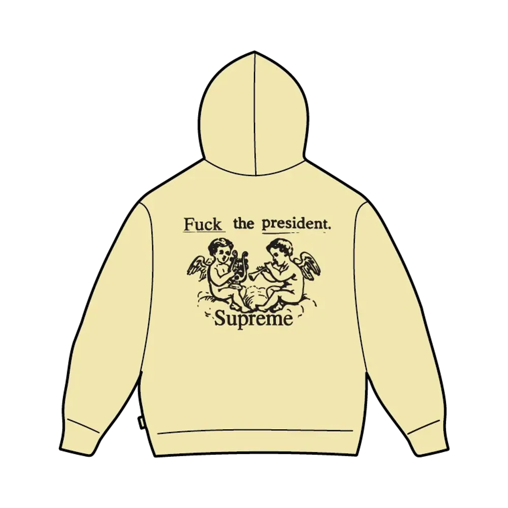 Supreme President Hooded Sweatshirt "Yellow"
