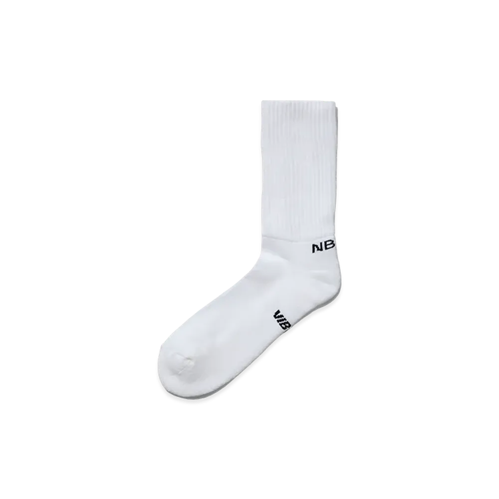 NEIGHBORHOOD x VIBSOX . Rib Socks "White"