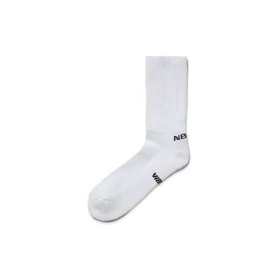 NEIGHBORHOOD x VIBSOX . Rib Socks "White"