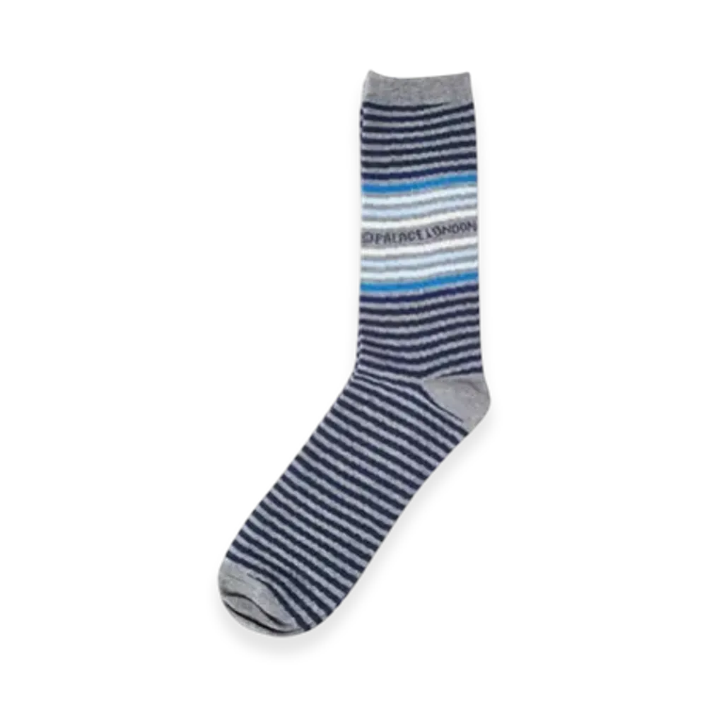 PALACE Wavey Stripe Sock "Grey Marl"