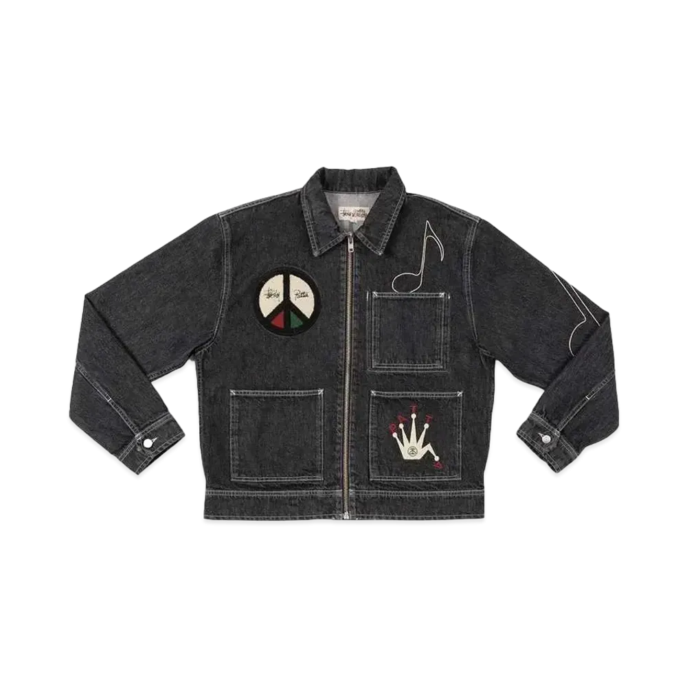 Stussy x Patta Zip Work Jacket "Black"