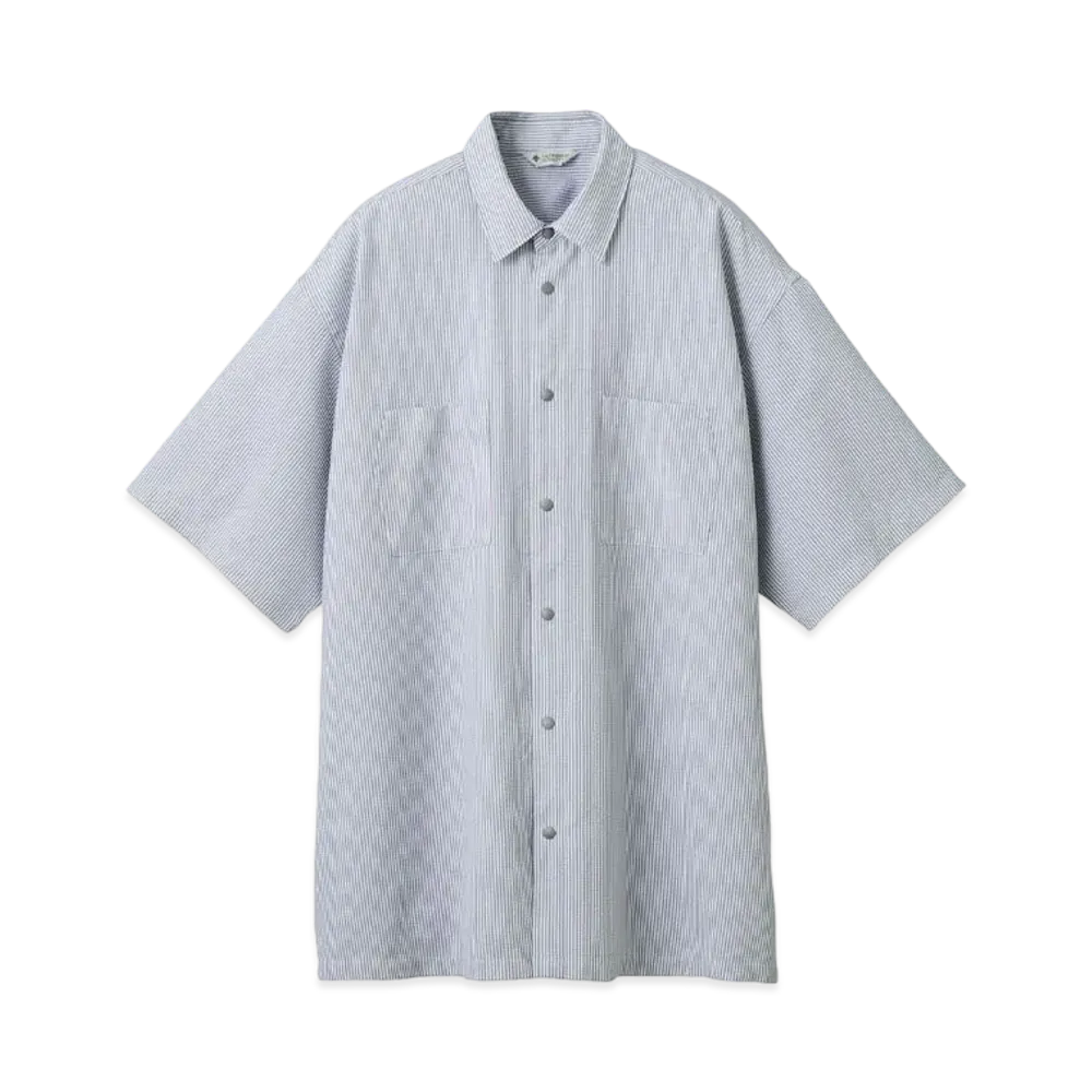 DESCENTE ALLTERRAIN 81 Sucker H/S Shirt "Gray Stripe"