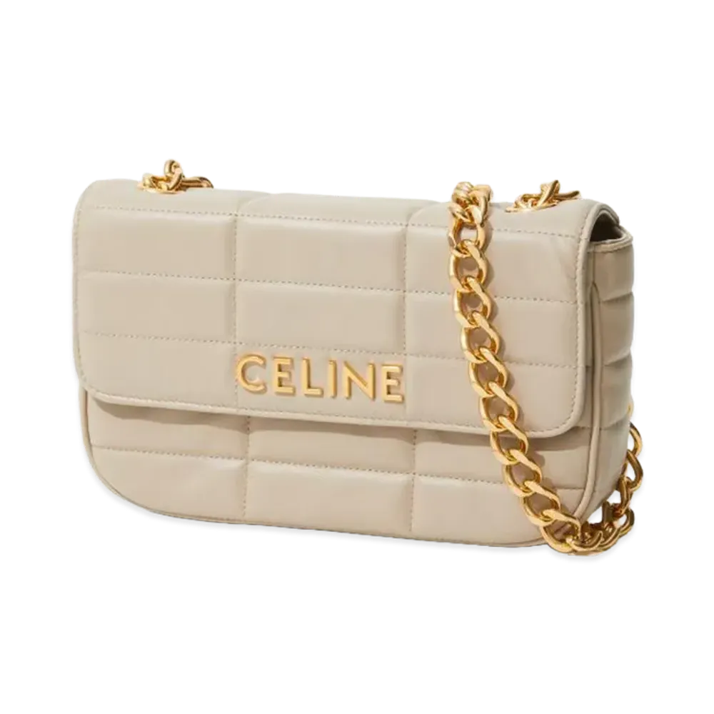 CELINE Mini Shoulder Bag / Quilted "Trench"